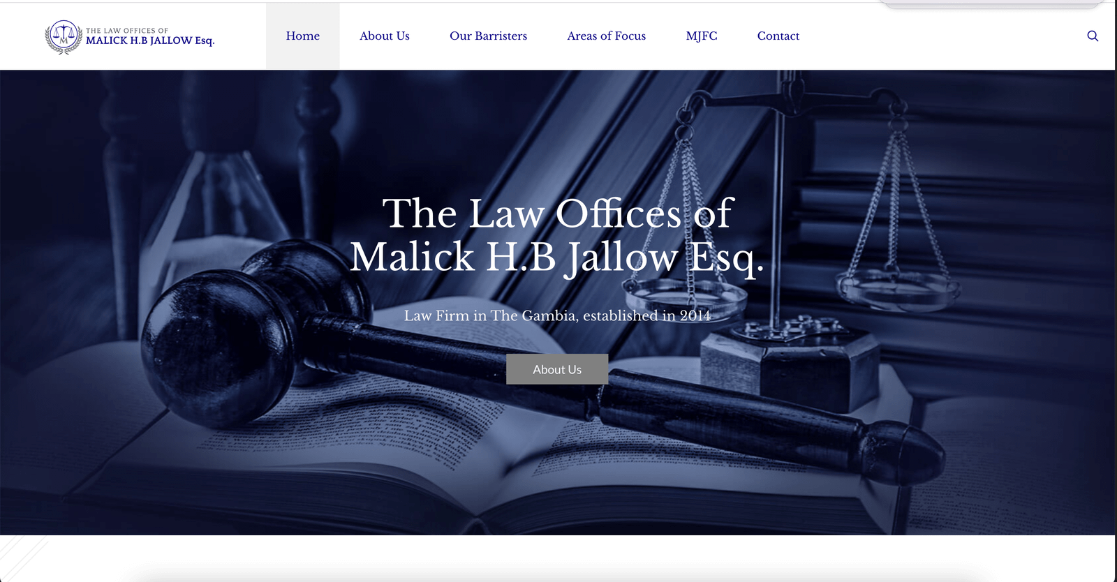 Media material from the original Jallow Law website